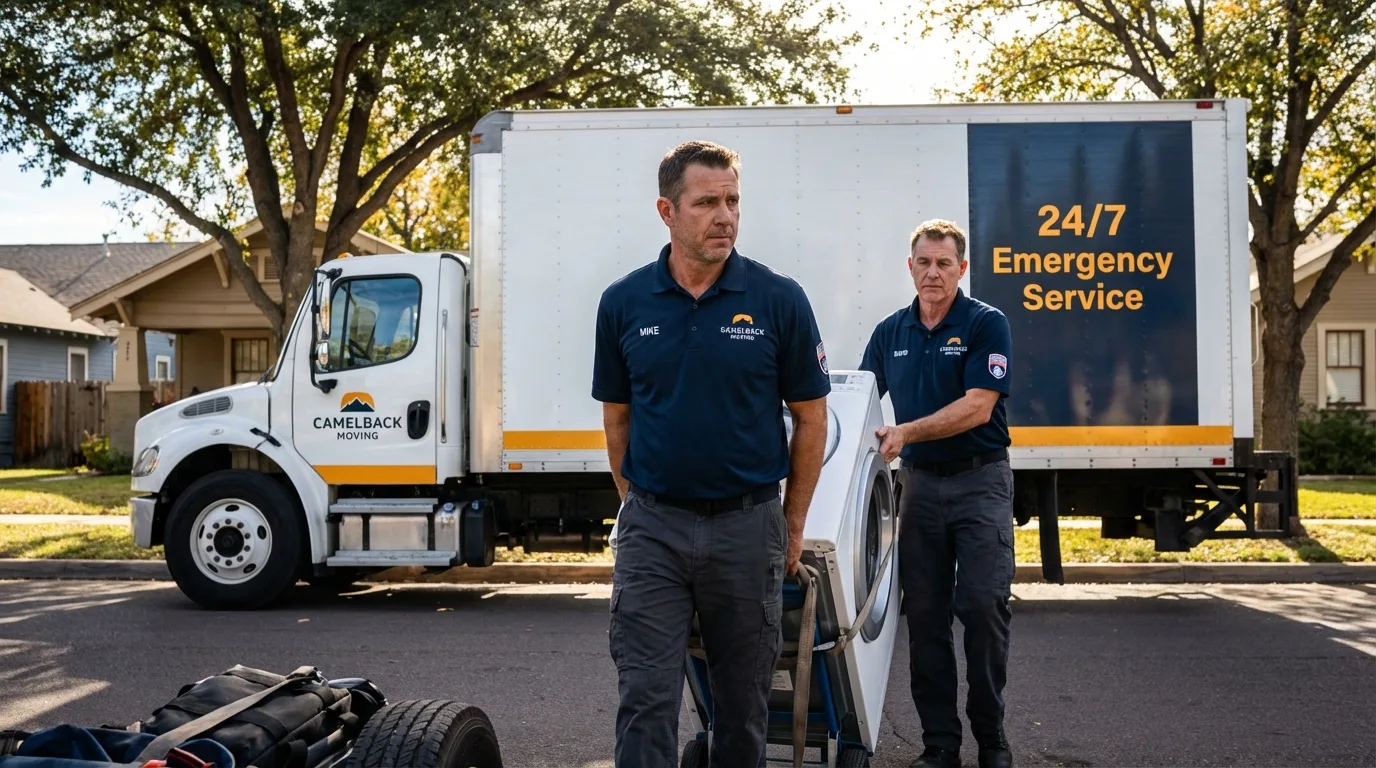 CamelBack Moving crew loading furniture in Greenville, MS