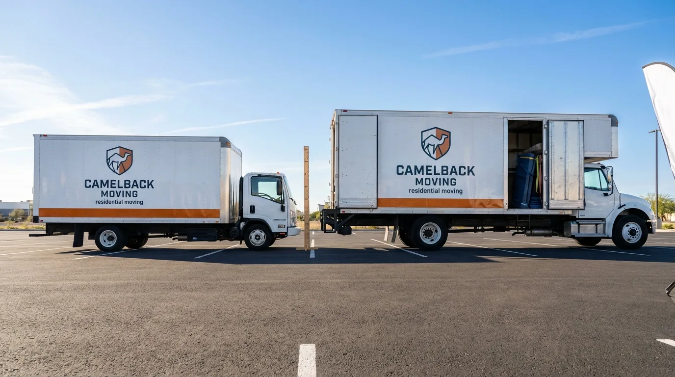 Moving truck size capacity guide in Greenville